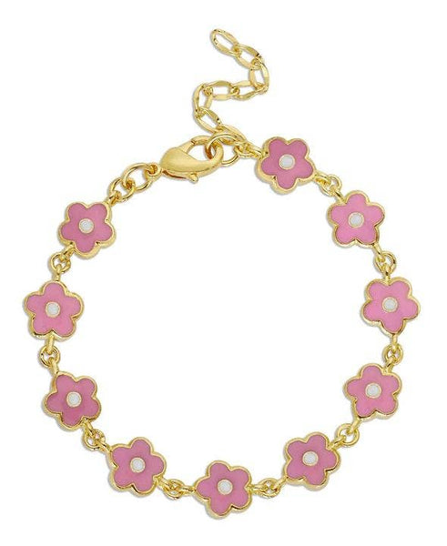 Flower Link Bracelet