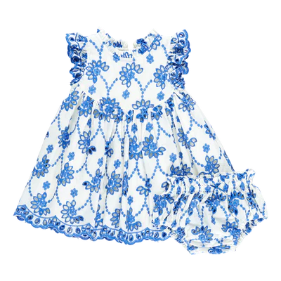 Blue Eyelet by Pink Chicken