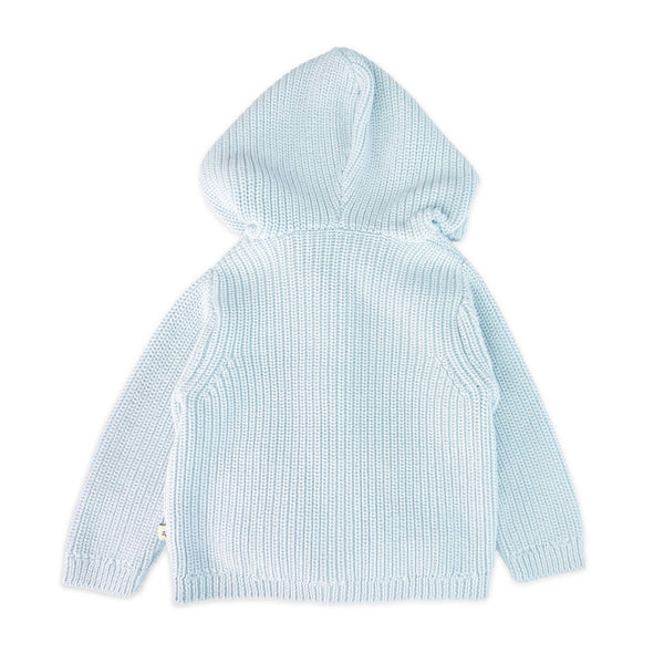 Milan Knit Hooded Button Jacket