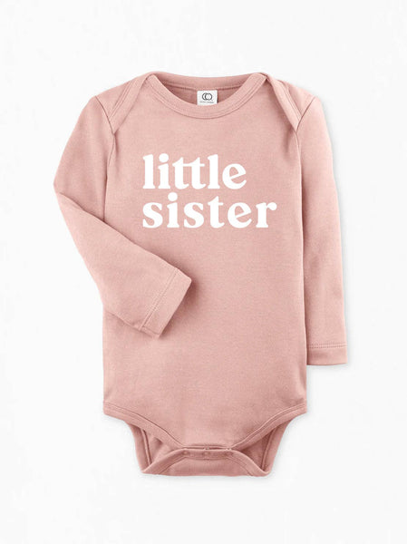 Little Sister Organic Cotton Toddler Girl bodysuit