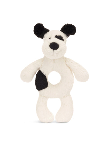 Jellycat Bashful Puppy Plush Ring Rattle - Suitable From Birth