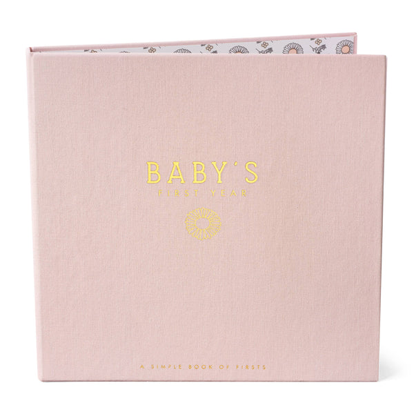 Wildflower Meadow Luxury First Year Baby Memory Book