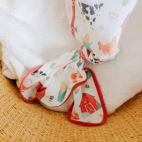 Newborn Knotted Gown - Farmstead