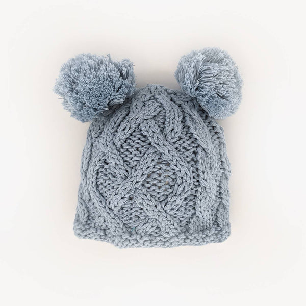 Newborn Beanie – Chambray Blue