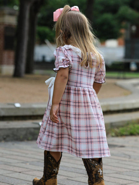 Western Horse Smocked Dress