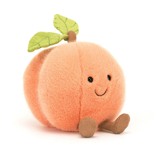 Jellycat Amuseables Peach Plush, 14cm Multi