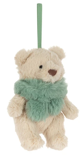 Jellycat Bartholomew Bear Jr. Winter Warmer Decoration Plush Ornament