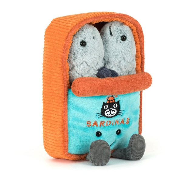 Jellycat Amuseables Sardine Tin Plush Toy 17cm