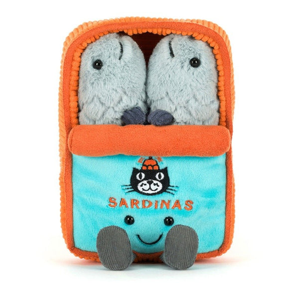 Jellycat Amuseables Sardine Tin Plush Toy 17cm
