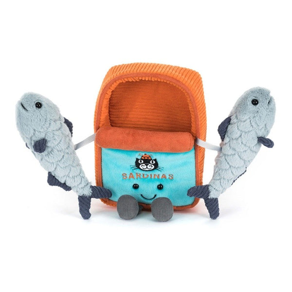 Jellycat Amuseables Sardine Tin Plush Toy 17cm