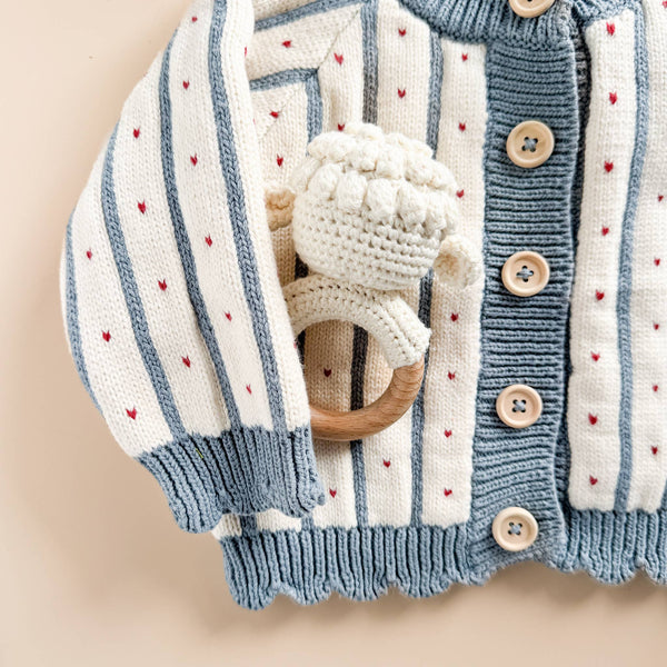 Teether Lamb Baby  Rattle