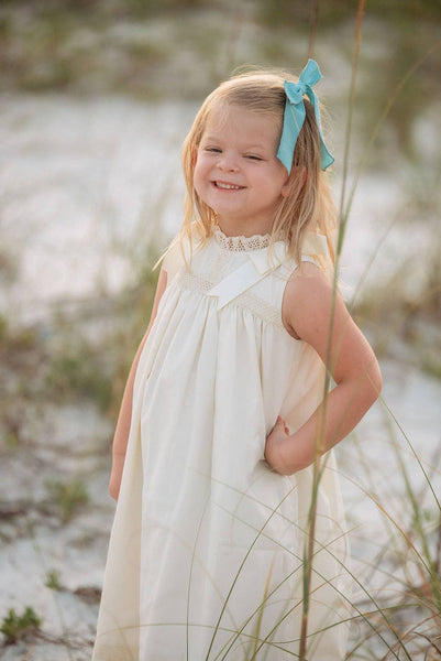 Cambridge Ecru Sleeveless Heirloom Dress