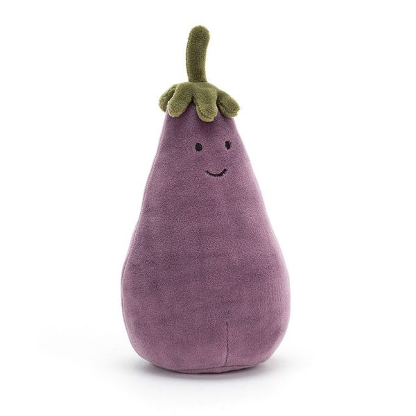 JELLY CAT Vivacious Vegetable Aubergine Soft Toy 17 cm