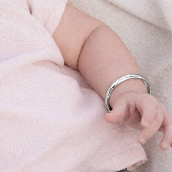 Classic Silver Bangle Bracelet