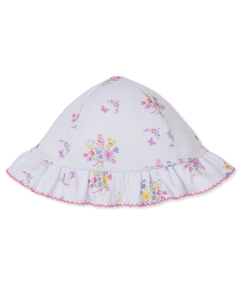 White w/ Pastel Garden