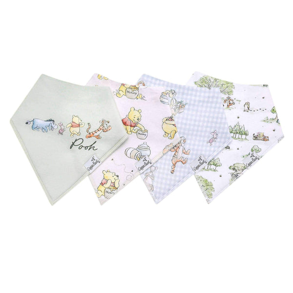 4 Pack Bibs - Hundred Acre Wood