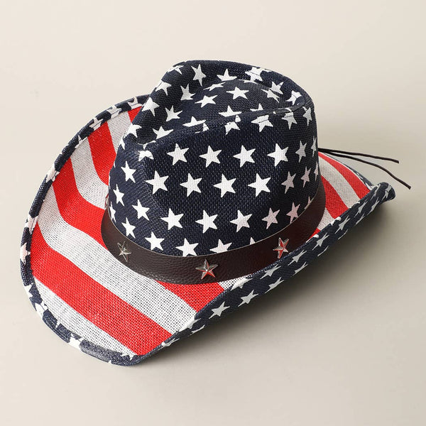 Liberty Star Western Straw Cowboy Hat