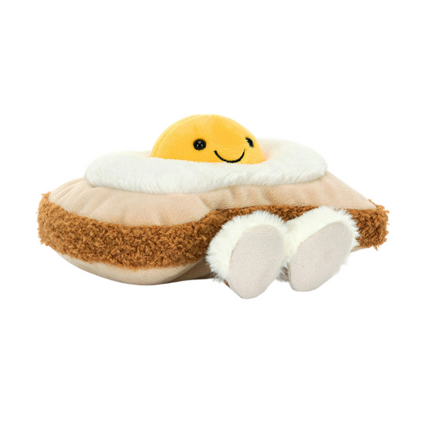 Jellycat Amuseables Egglantine Egg on Toast Plush - Ages 0+