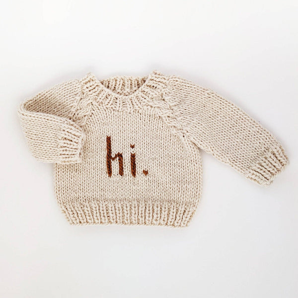 Hi. Pecan Sweater