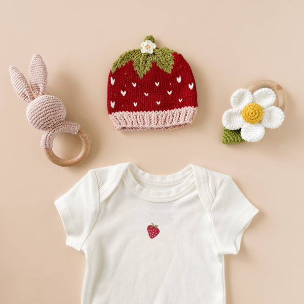 Teether Bunny Pink Rattle