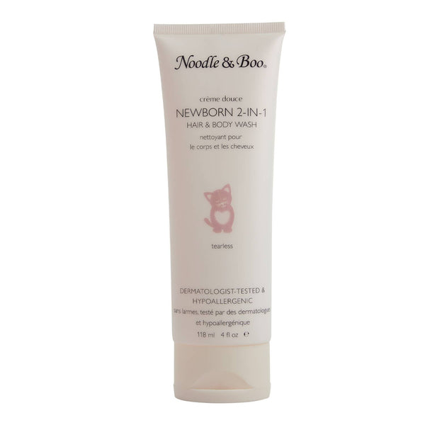 Baby Bath & Massage Set, Creme Douce, Pink Flowers