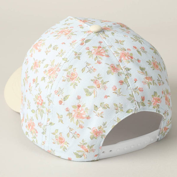 MAMA Embroidered Flower Hat