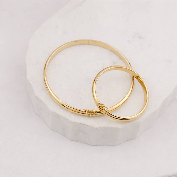 Gold Classic Bangle