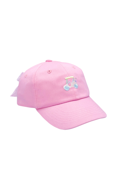 Rainbow Golf Cart Bow Baseball Hat