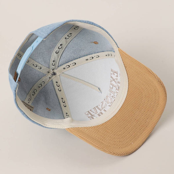 EXPENSIVE DIFFICULT Corduroy Trucker Hat