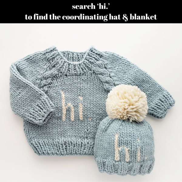 Hi. Surf Blue Sweater