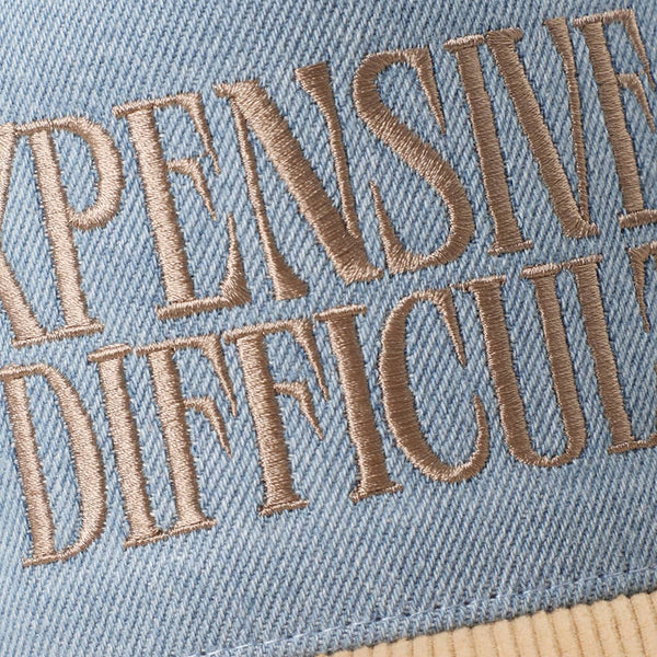 EXPENSIVE DIFFICULT Corduroy Trucker Hat
