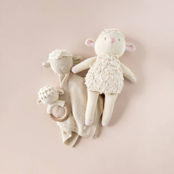 Teether Lamb Baby  Rattle