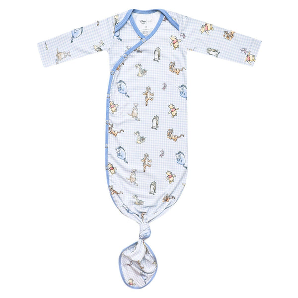 Newborn Knotted Gown - Winnie the Pooh and Friends