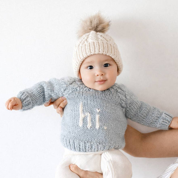 Hi. Surf Blue Sweater