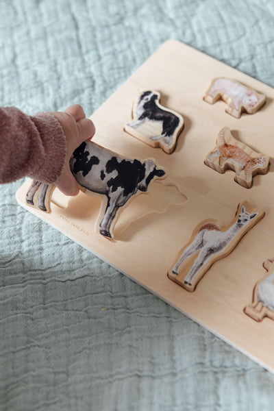 Farm Animals Wooden Puzzle