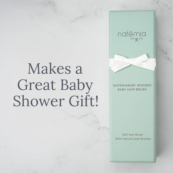 Natural Goat Hair Baby Brush