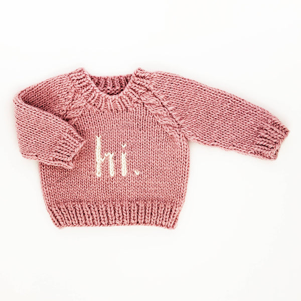 Hi. Rosy Sweater