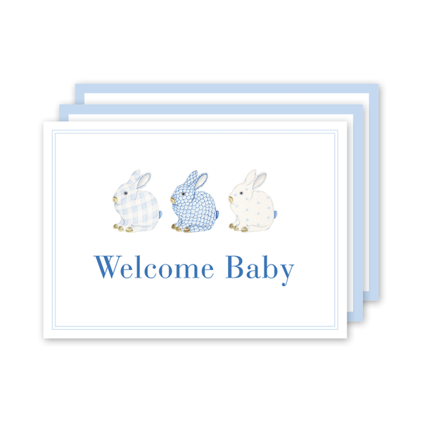 Bunnies Blue Milestone Cards