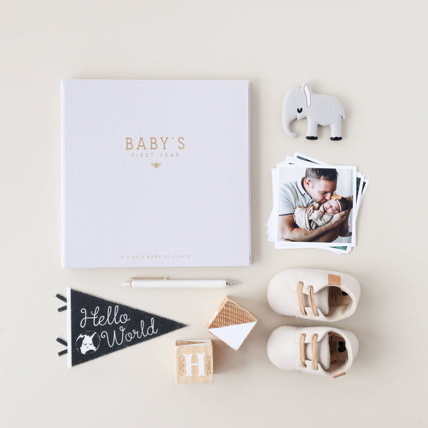 Honey Bee Luxury First Year Baby Memory Book