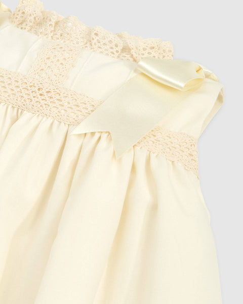Cambridge Ecru Sleeveless Heirloom Dress