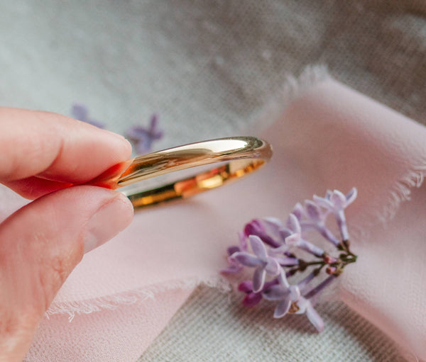 Gold Classic Bangle