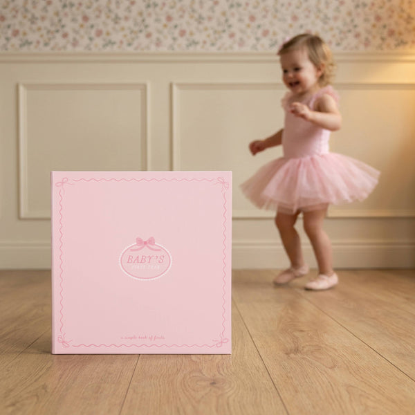 Bowkissed Blush First Year Baby Memory Book