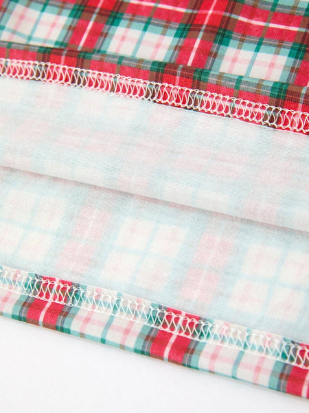 Christmas Tree Plaid Dress