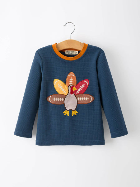 Turkey Applique L/S Shirt