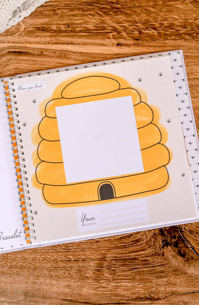 Honey Bee Luxury First Year Baby Memory Book