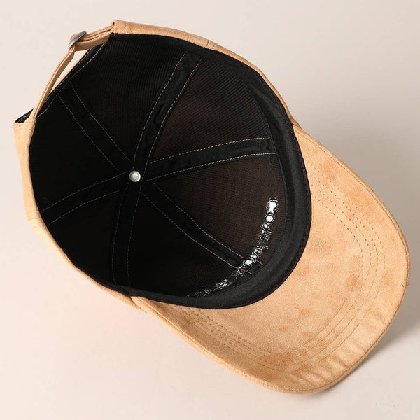 Cowboy Hat Suede Baseball Cap