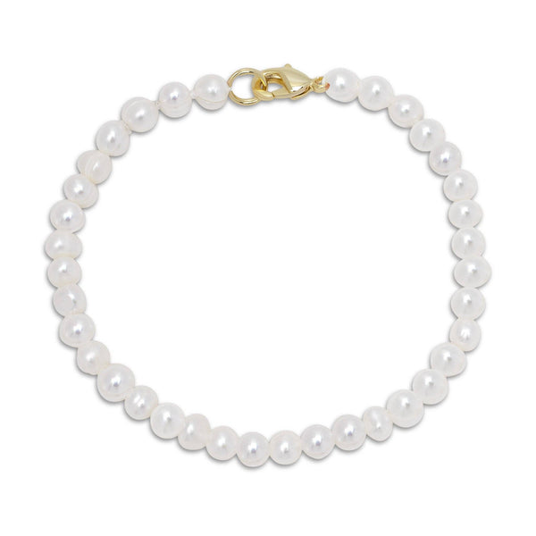 5.5" Freshwater Pearl Strand Bracelet