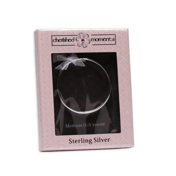 Classic Silver Bangle Bracelet