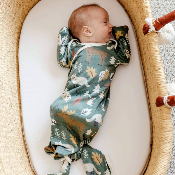 Newborn Knotted Gown - Atwood