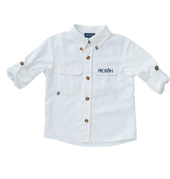 Prodoh Fishing Shirt- White